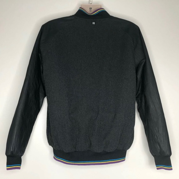 Kr3w MULTI COLOR Varsity Leather Jacket - Picture 5 of 13